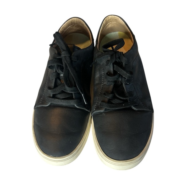 OluKai Black and White Sneakers Versatile Low-Top - Picture 2 of 8